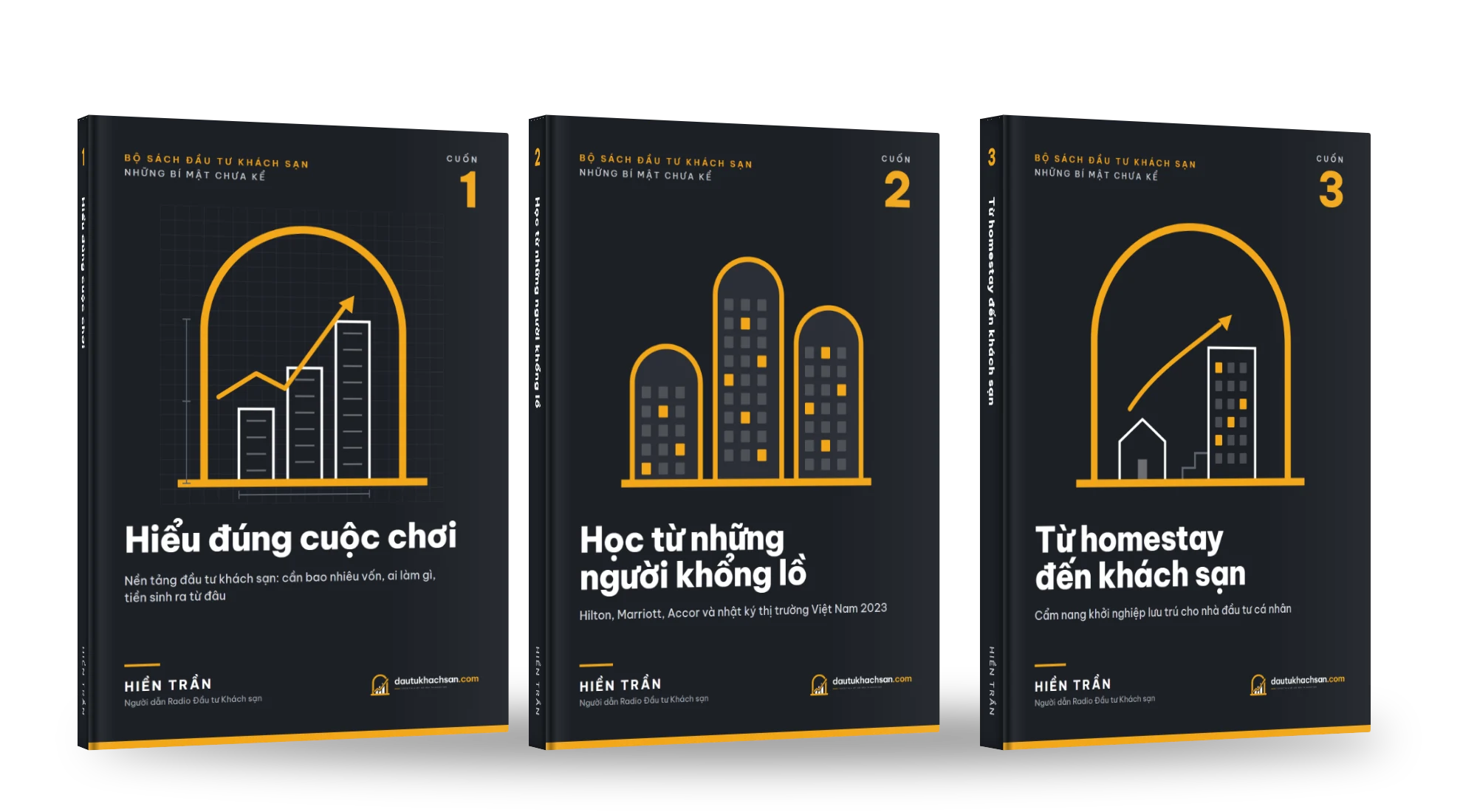 Bộ sách 3 cuốn Đầu tư Khách sạn – Những bí mật chưa kể